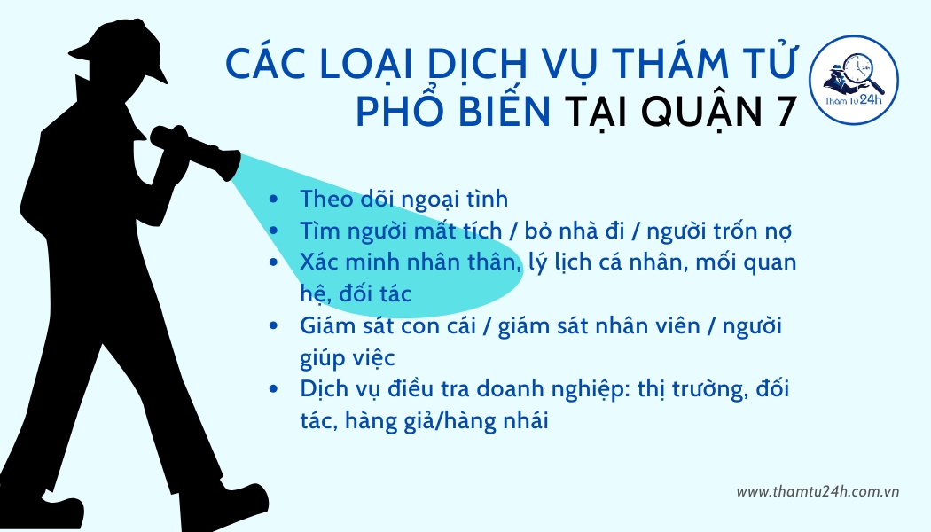 Các loại hình dịch vụ phổ biến tại Quận 7