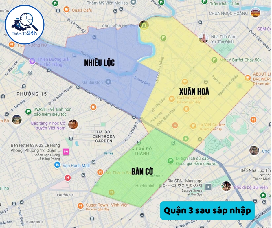 Quận 3 sau sáp nhập