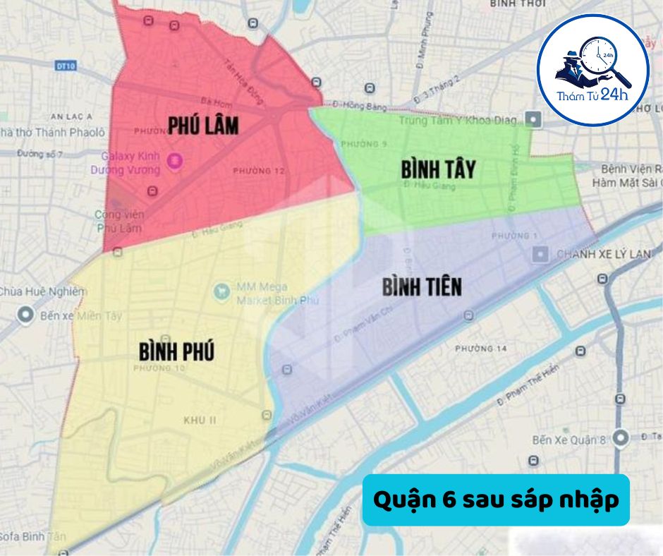 Quận 6 sau sáp nhập