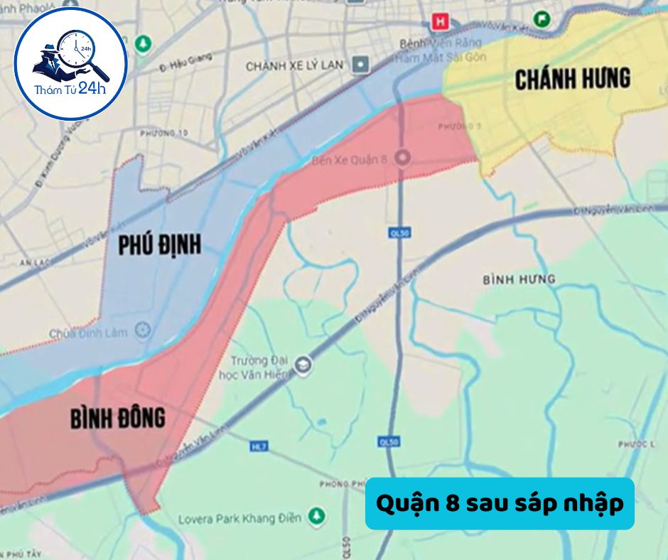 Quận 8 sau sáp nhập