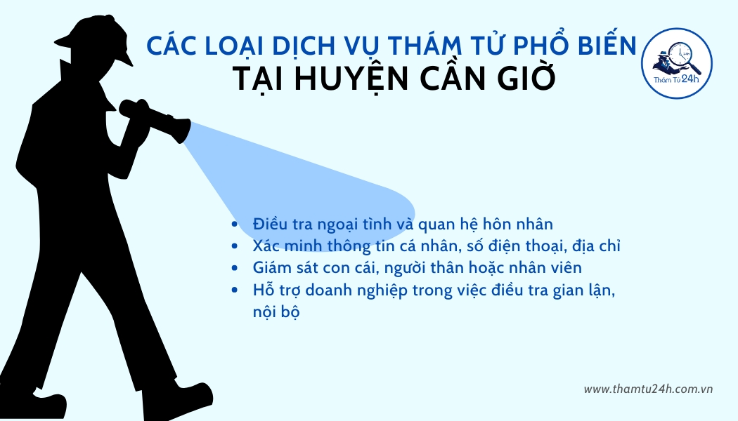 Các loại dịch vụ phổ biến tại huyện Cần Giờ
