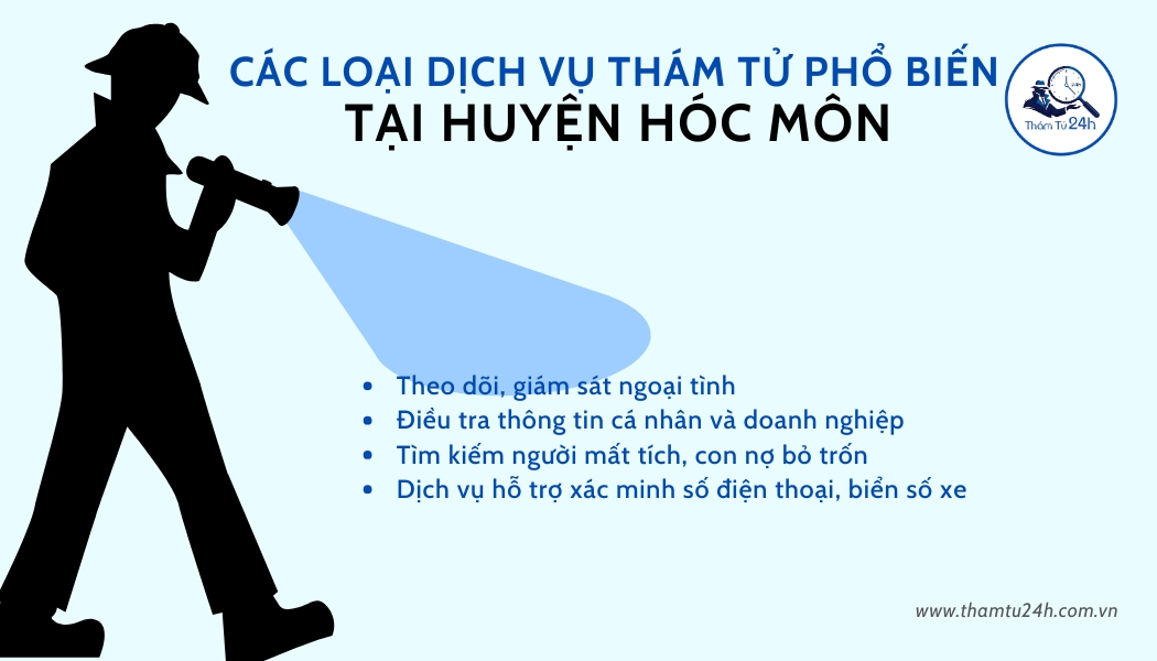 Các loại dịch vụ phổ biến tại huyện Hóc Môn