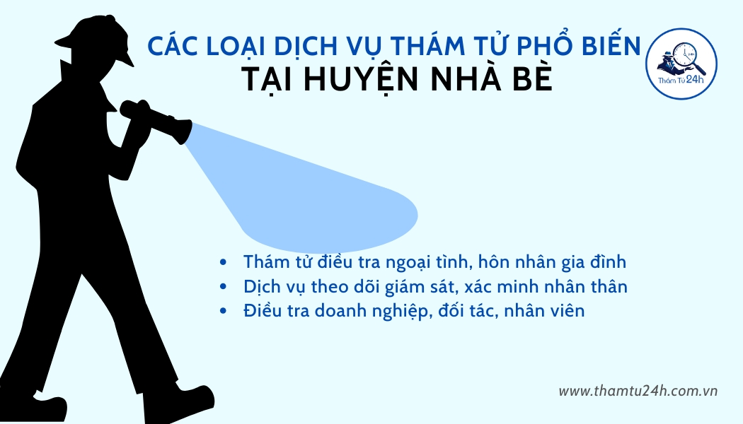 Các loại dịch vụ phổ biến tại huyện Nhà Bè
