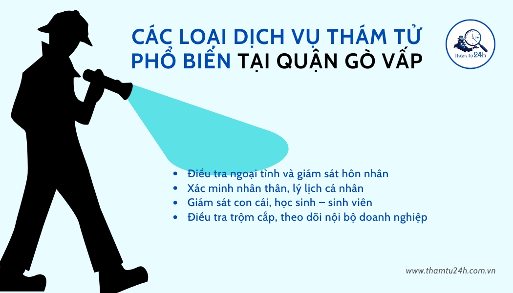 Các loại dịch vụ phổ biến tại Quận Gò Vấp