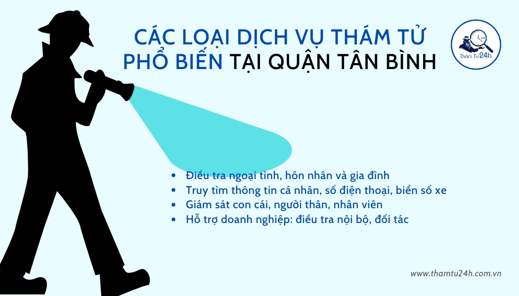 Các loại dịch vụ phổ biến tại Quận Tân Bình