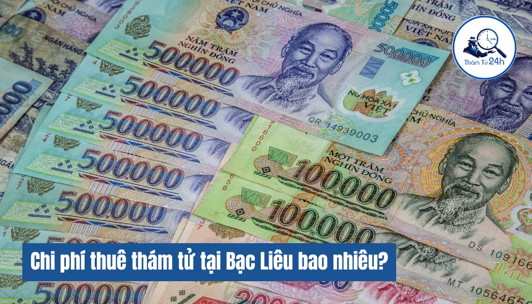 Chi phí thuê dịch vụ thám tử Bạc Liêu