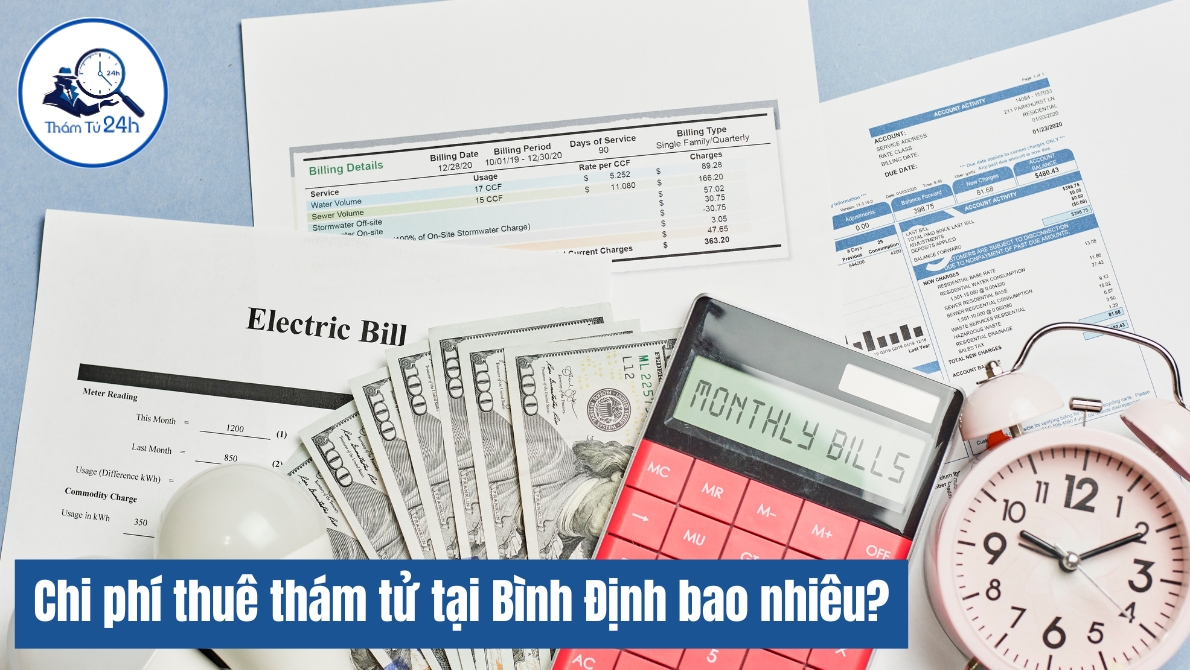Chi phí thuê dịch vụ thám tử Bình Định