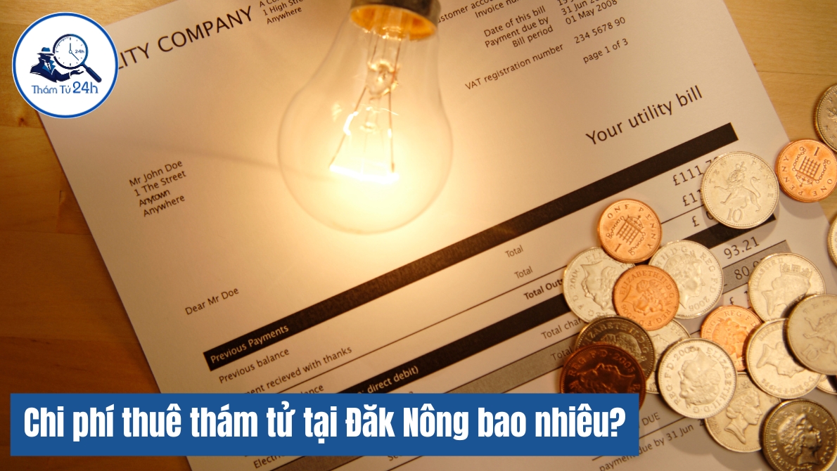 Chi phí thuê dịch vụ thám tử Đăk Nông