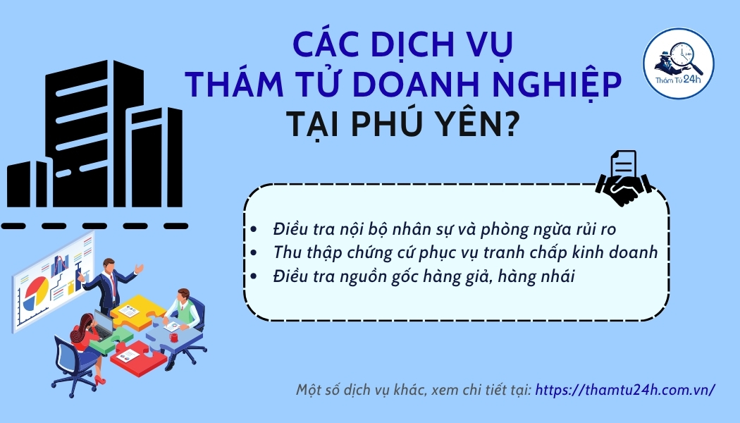 Dịch vụ thám tử cho doanh nghiệp tại Phú Yên
