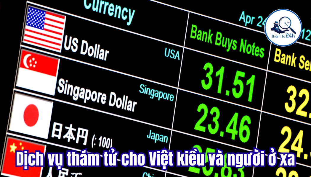Dịch vụ thám tử cho Việt kiều
