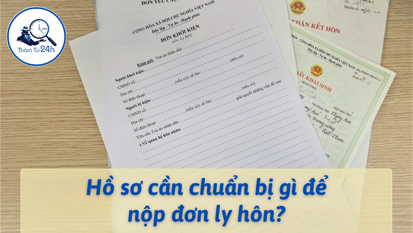 Hồ sơ cần chuẩn bị để nộp đơn ly hôn