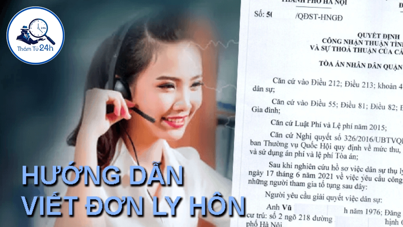 Hướng dẫn viết đơn ly hôn đúng pháp luật