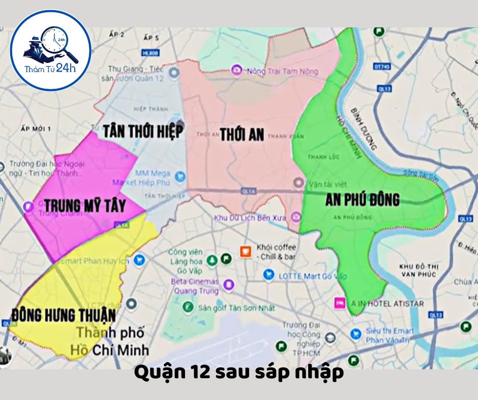 Quận 12 sau sáp nhập
