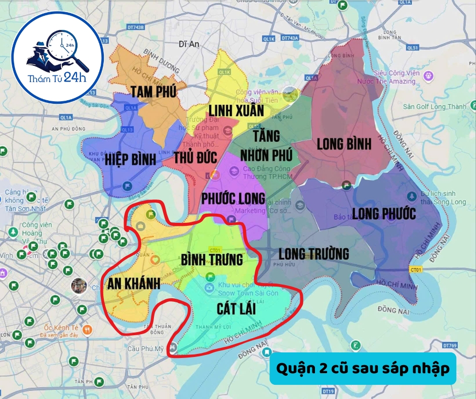 Quận 2 sau sáp nhập