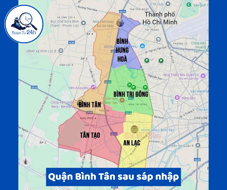 Quận Bình Tân sau sáp nhập