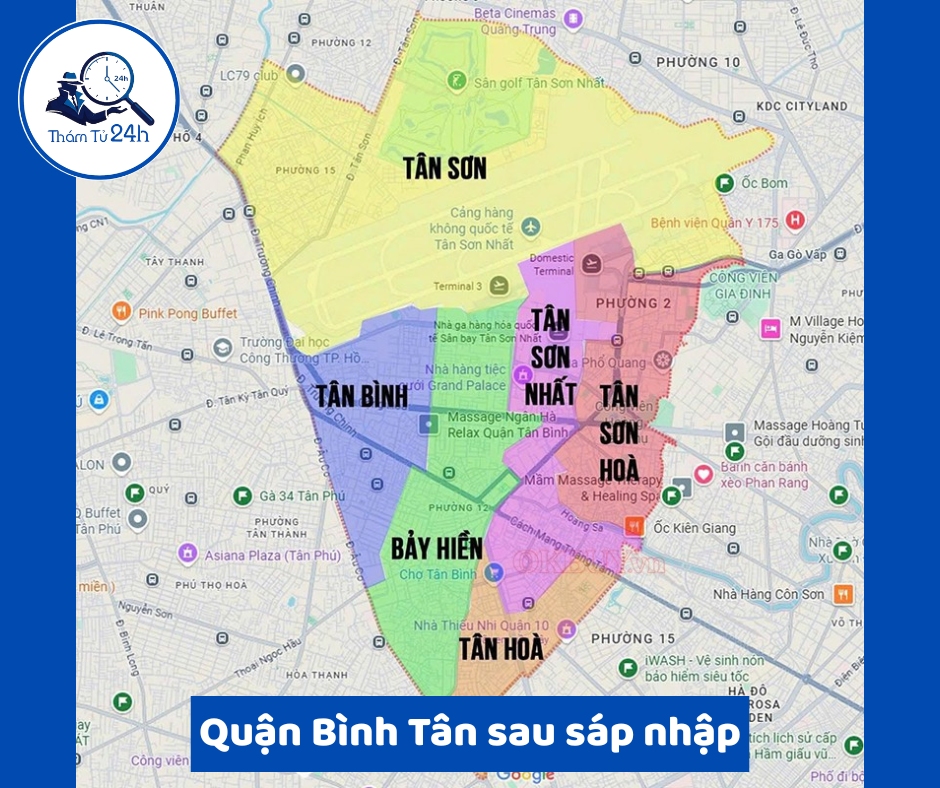 Quận Tân BÌnh Sau Sáp Nhập