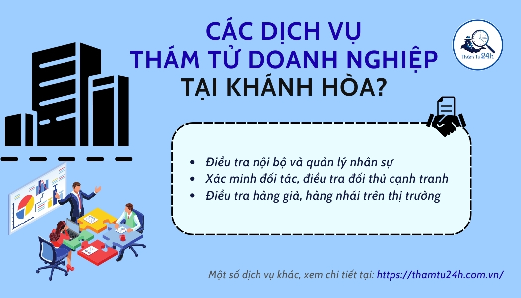Thám tử hỗ trợ doanh nghiệp tại Nha Trang Khánh Hòa