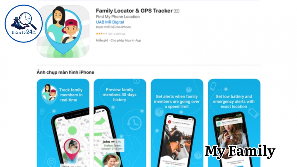 My Family – Ứng dụng giám sát gia đình hiệu quả