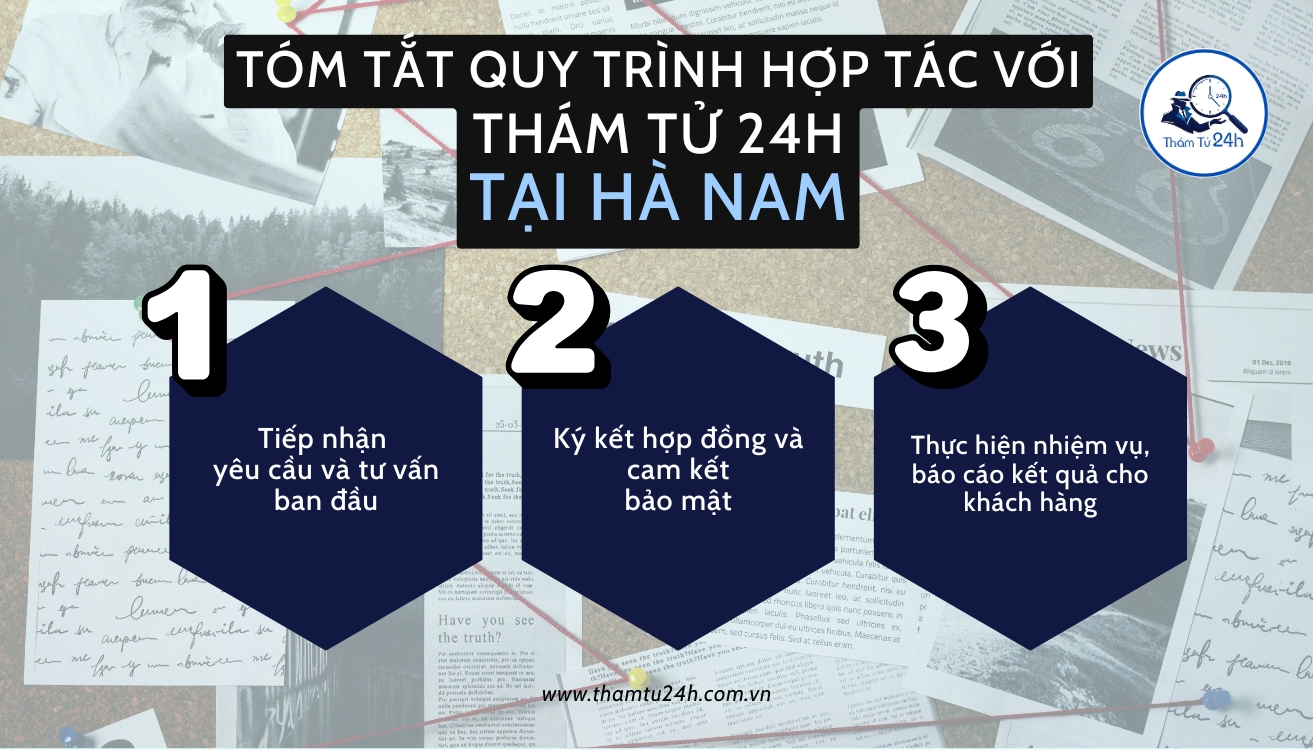 Quy trình thuê dịch vụ thám tử Hà Nam