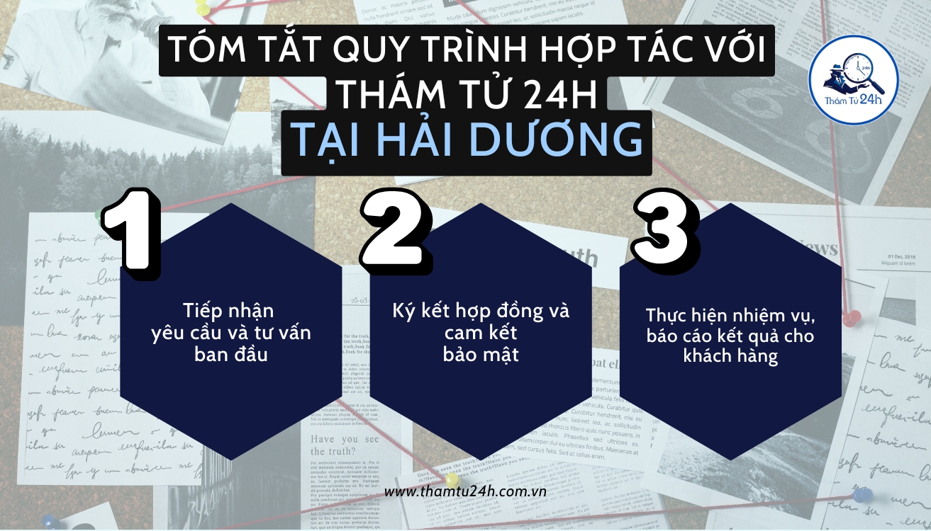 Quy trình thuê dịch vụ thám tử Hải Dương