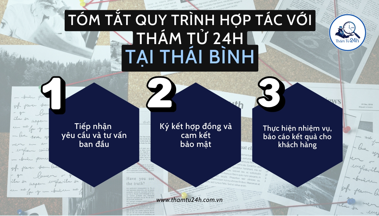 Quy trình thuê dịch vụ thám tử Thái Bình