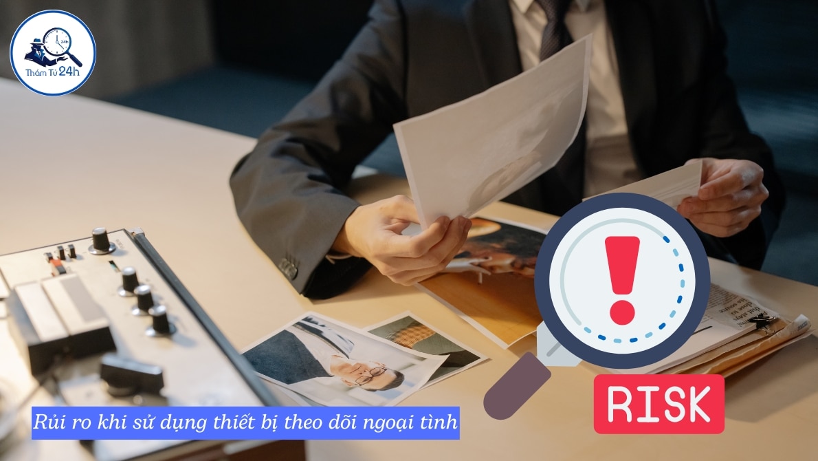 Thám Tử Tư 24h | Thiết bị theo dõi ngoại tình — Những điều cần biết từ Thám Tử 24H Rủi ro khi sử dụng thiết bị theo dõi ngoại tình
