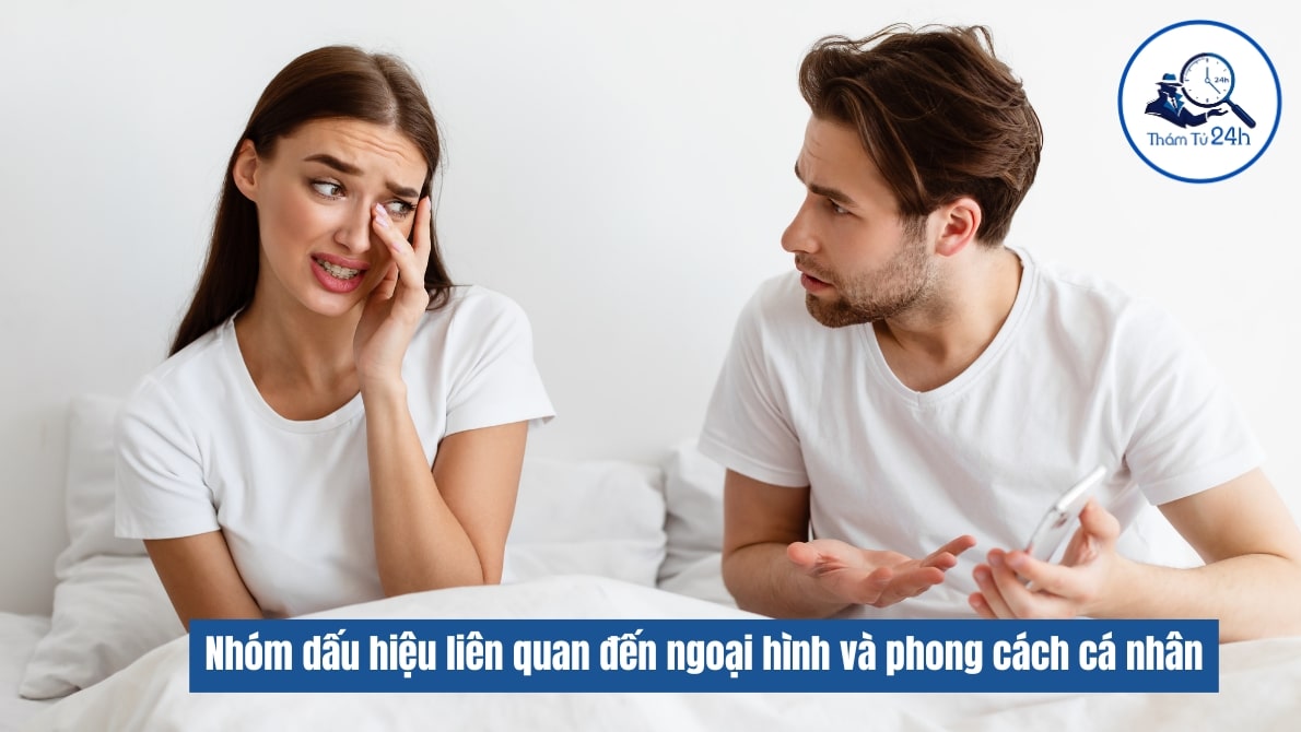 Thám Tử Tư 24h | Dấu hiệu vợ ngoại tình — Cách nhận biết và giải pháp từ Thám Tử 24H Nhóm dấu hiệu liên quan đến ngoại hình và phong cách cá nhân