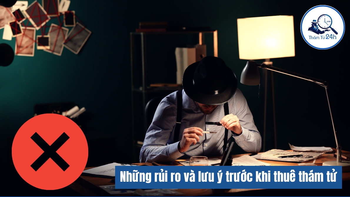 Những rủi ro và lưu ý trước khi thuê thám tử