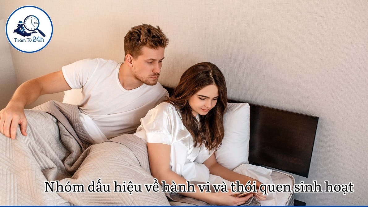 Thám Tử Tư 24h | Dấu hiệu vợ ngoại tình — Cách nhận biết và giải pháp từ Thám Tử 24H Nhóm dấu hiệu về hành vi và thói quen sinh hoạt